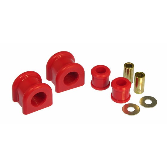 Prothane Front Sway Bar Bushing Kit for 0718 Jeep Wrangler JK in Red